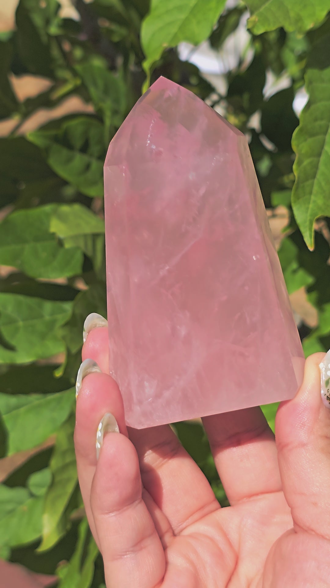 HQ Brazillian Rose Quartz Tower T9