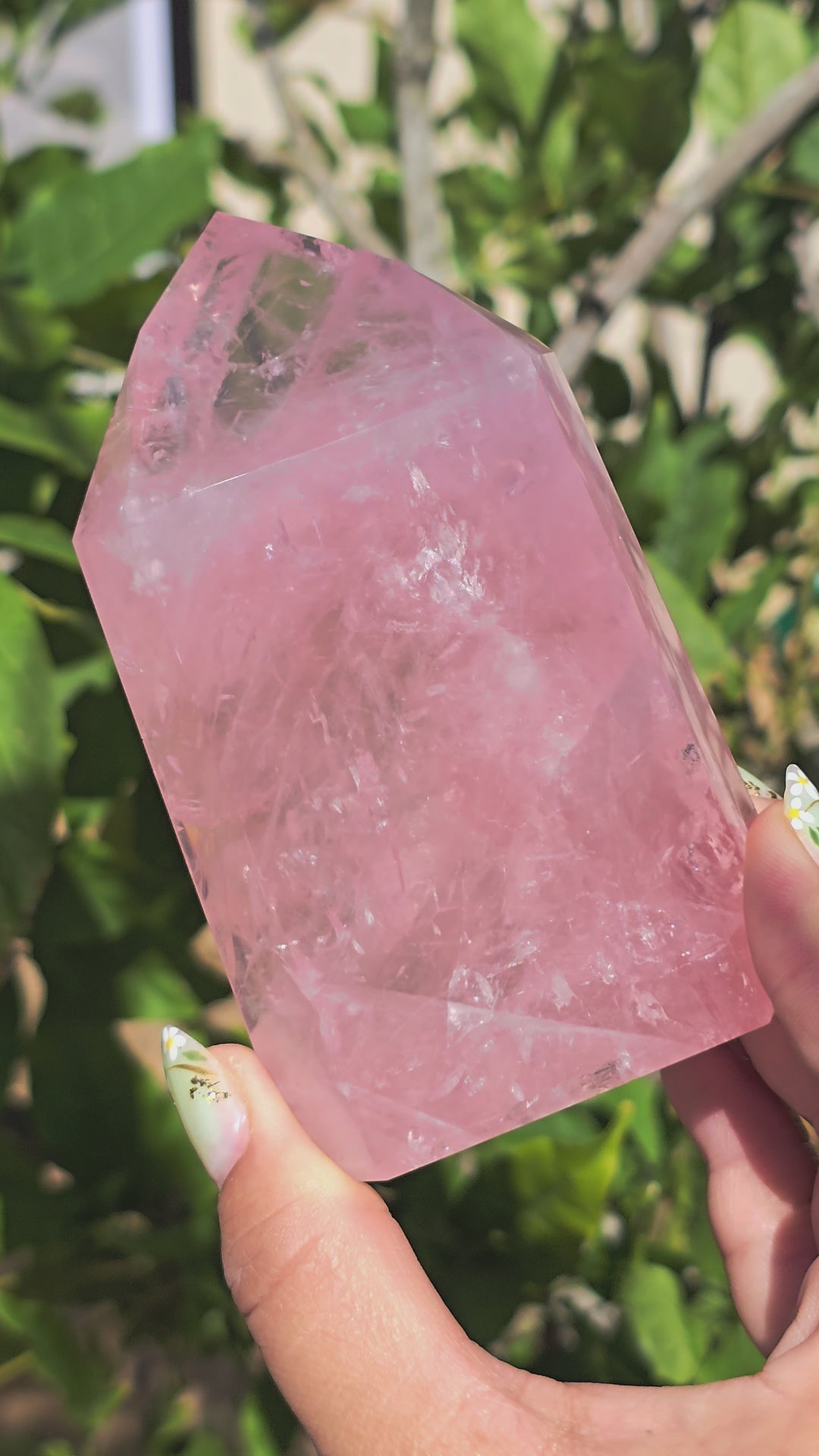 HQ Brazillian Rose Quartz Tower T3