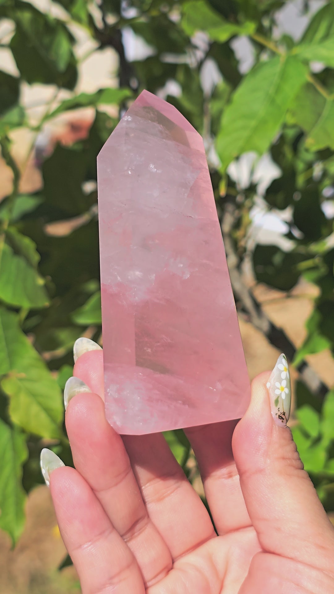 HQ Brazillian Rose Quartz Tower T11