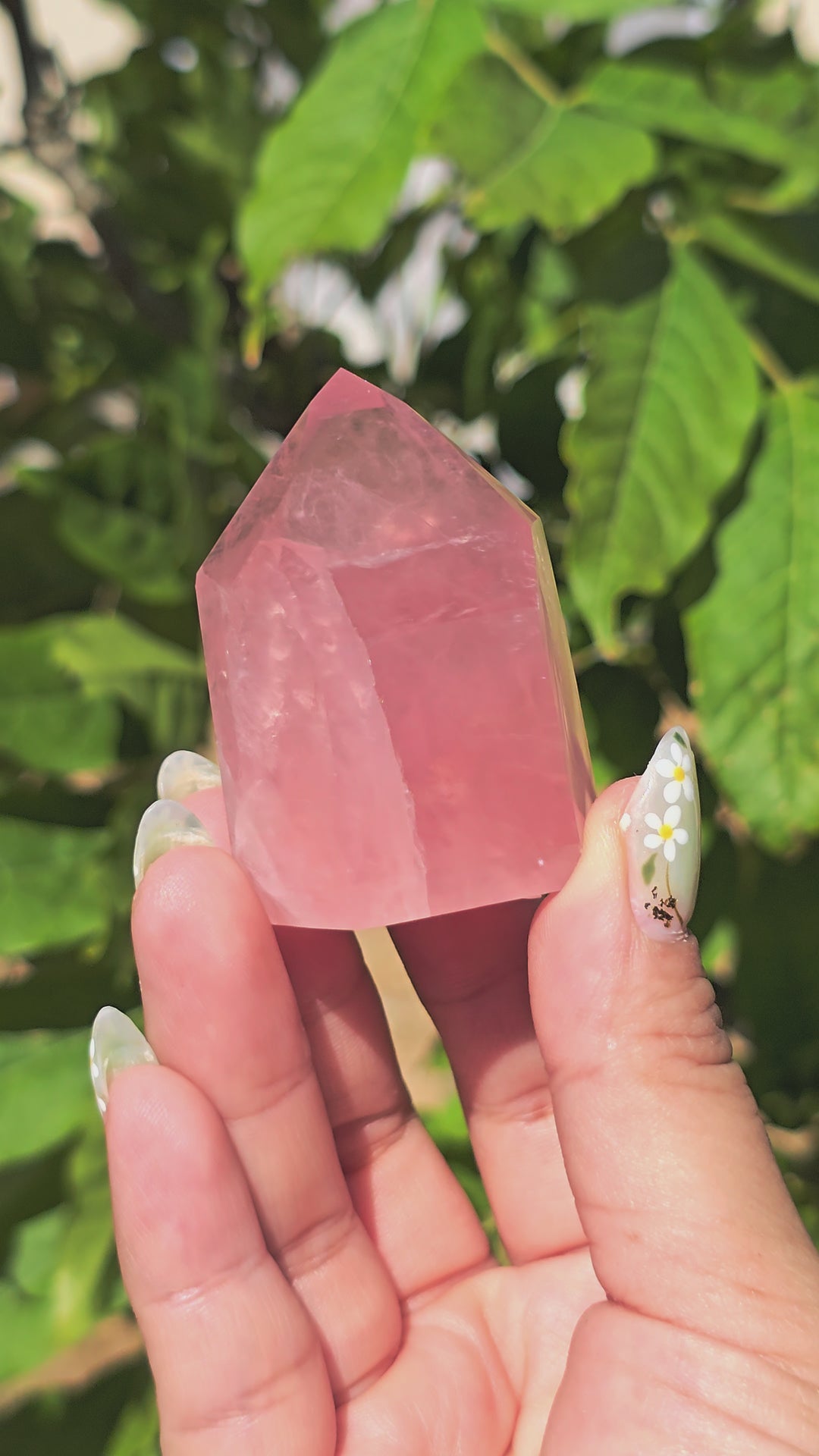 HQ Brazillian Rose Quartz Tower T16