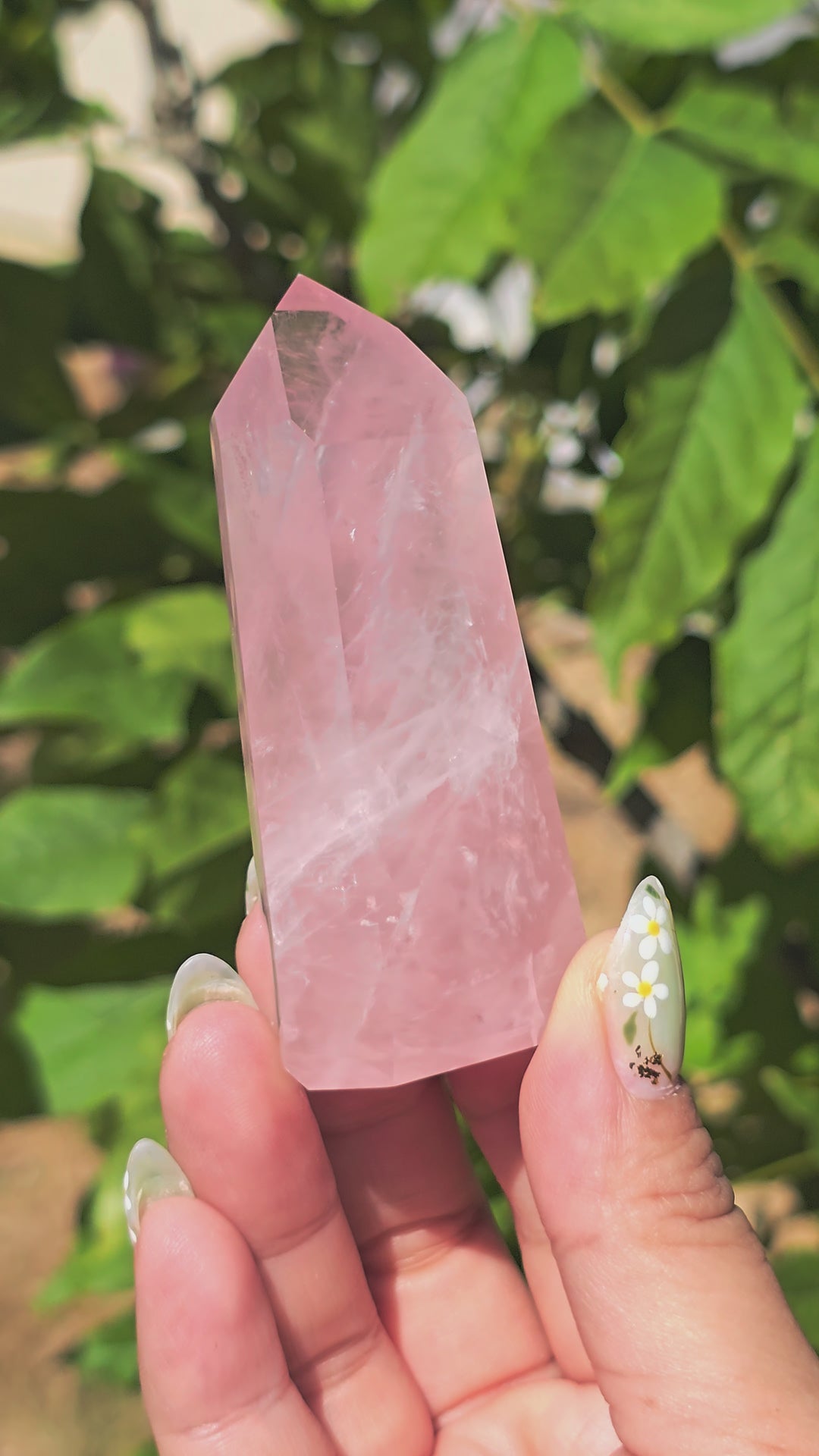 HQ Brazillian Rose Quartz Tower T15