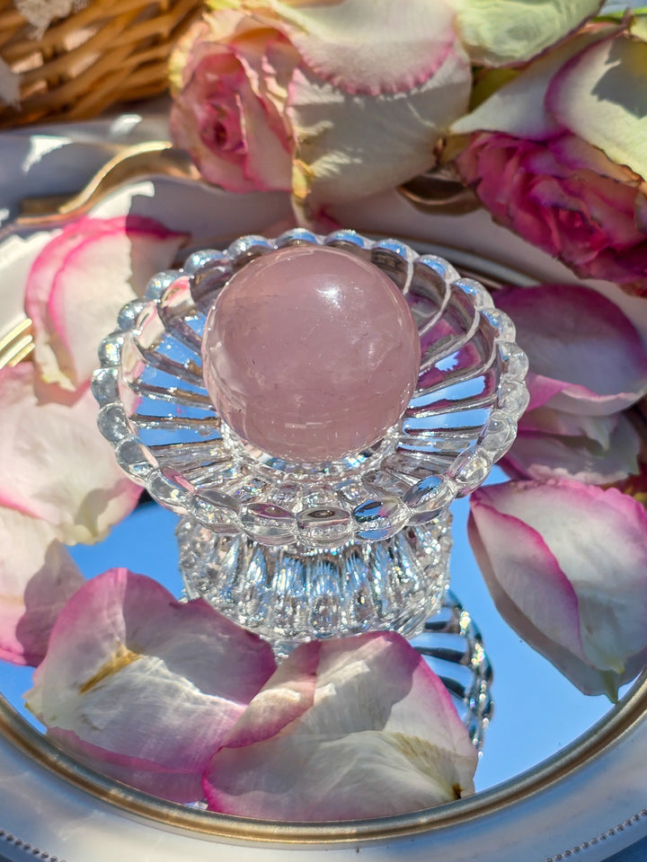 Rose Quartz Sphere J