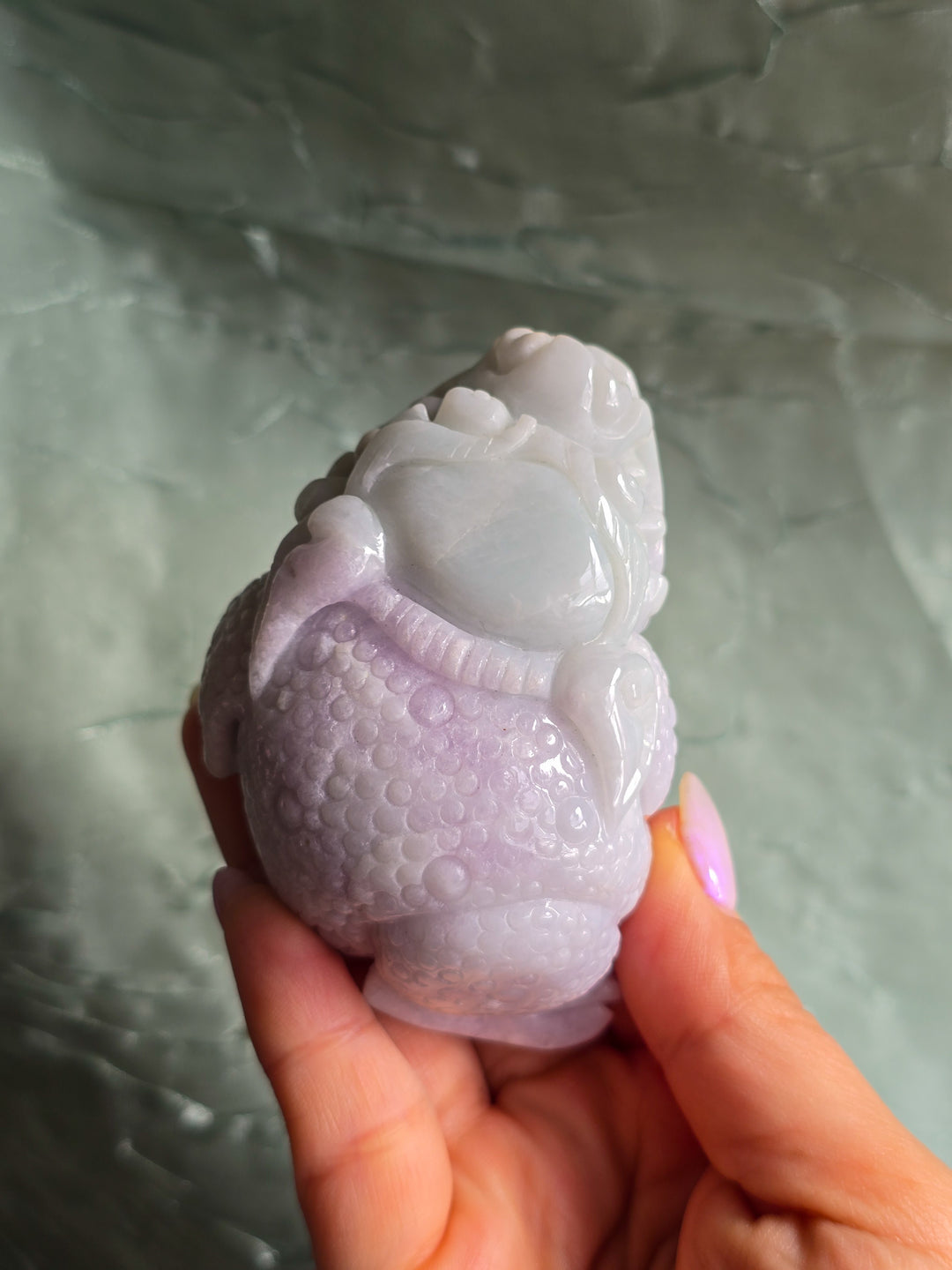 Lavender Jade Lucky Toad A