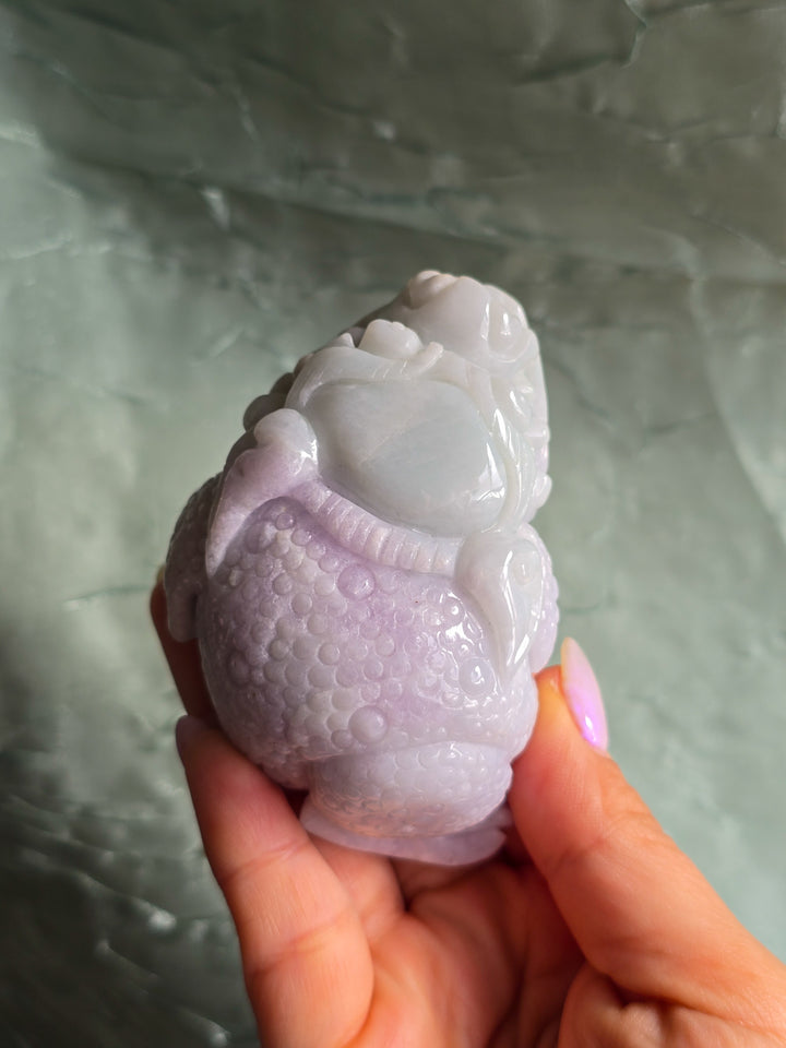 Lavender Jade Lucky Toad A