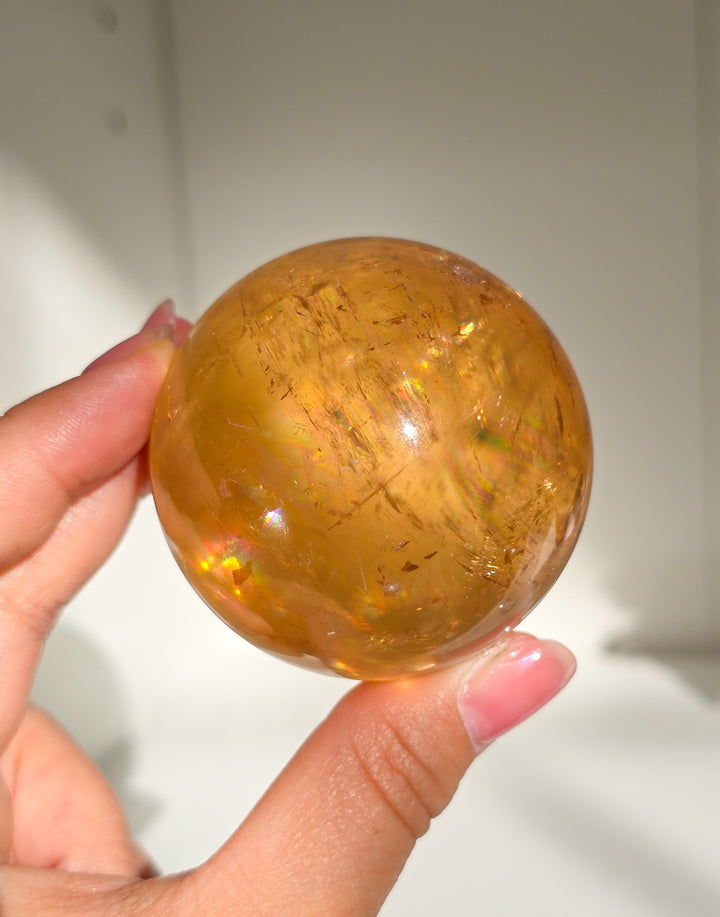 Golden Honey Optical Calcite
