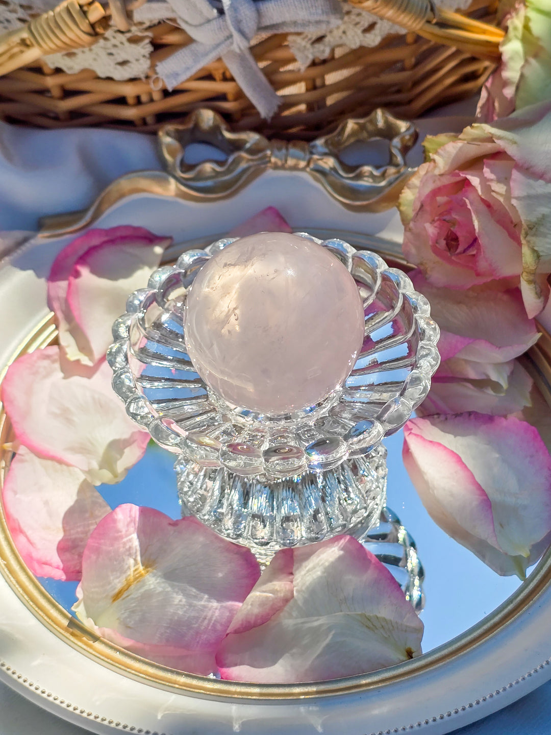 Rose Quartz Sphere D