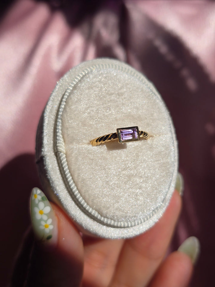 Braided Vermeil Court Ring