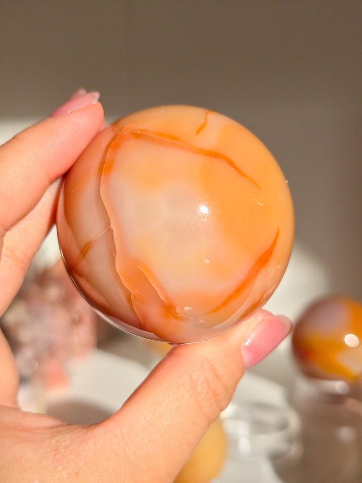 Creamy Carnelian Sphere B