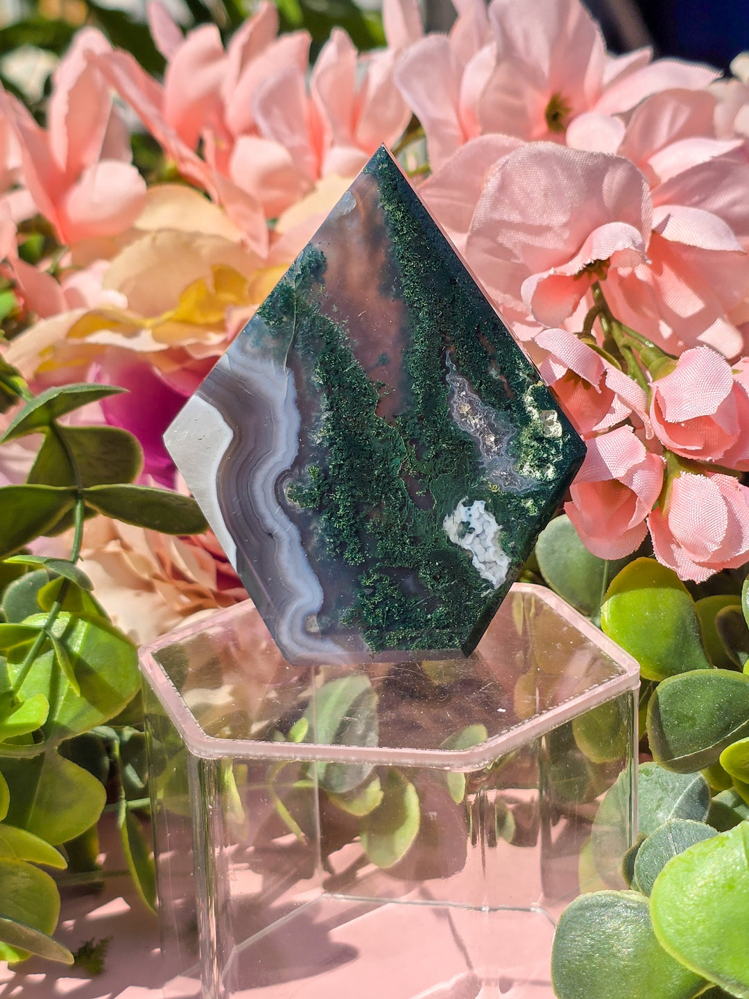 Moss Agate Diamond