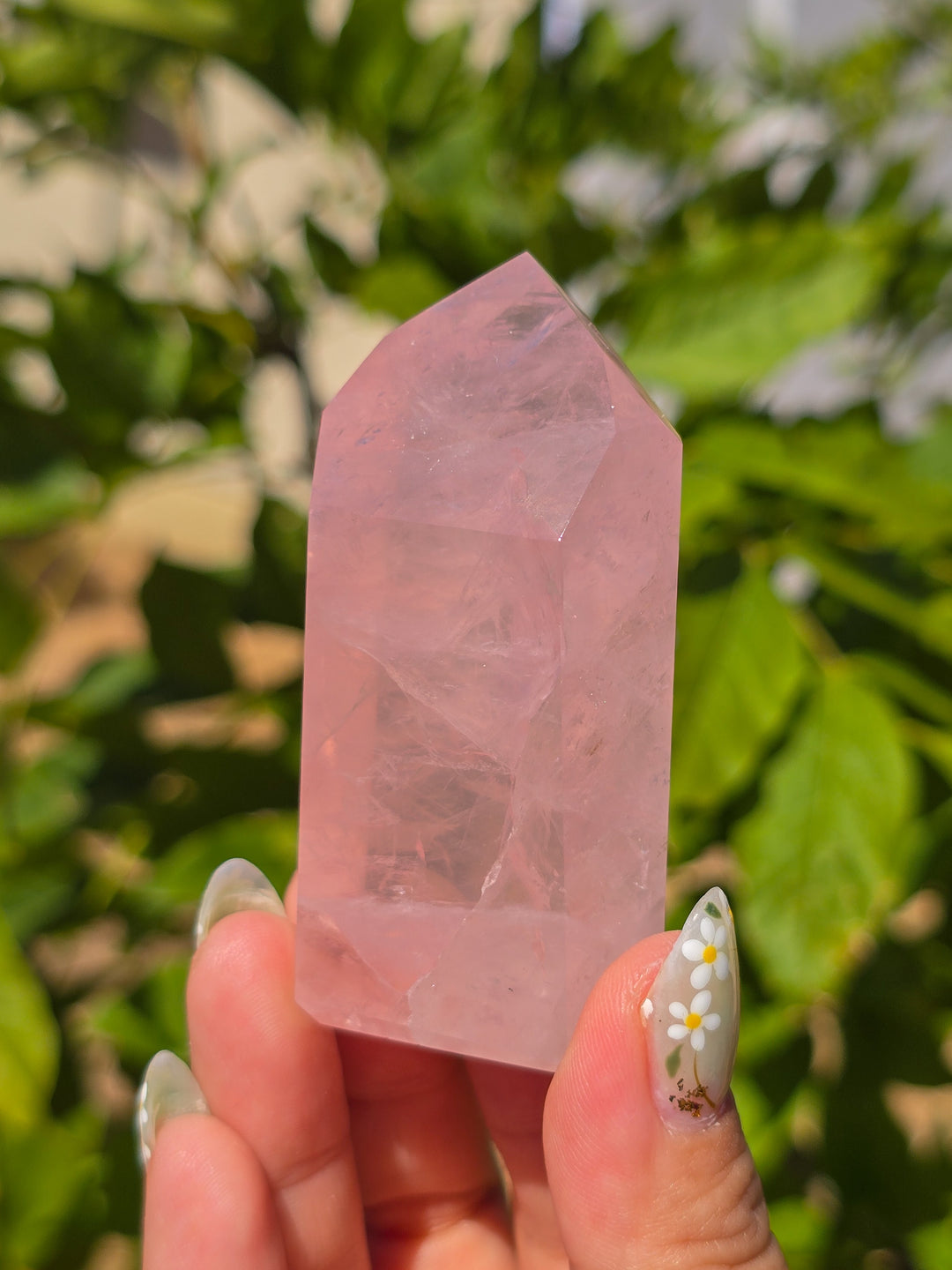 HQ Brazillian Rose Quartz Tower T14