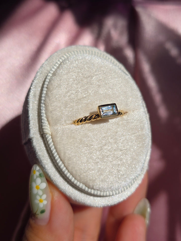 Braided Vermeil Court Ring