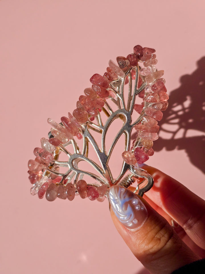 Crystal Butterfly Hair Claw