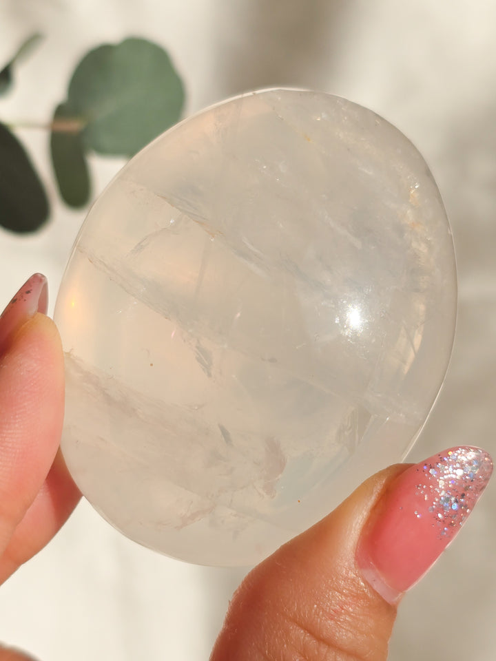 Girasol Moon Quartz Palmstone