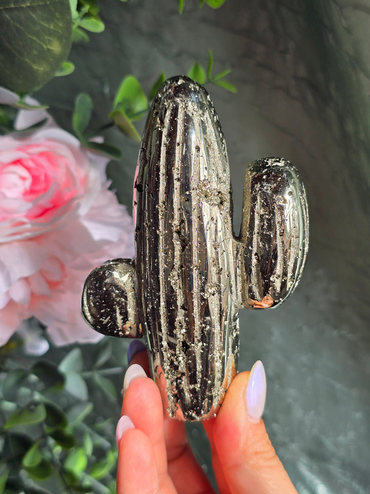 Peruvian Druzy Pyrite Cactus