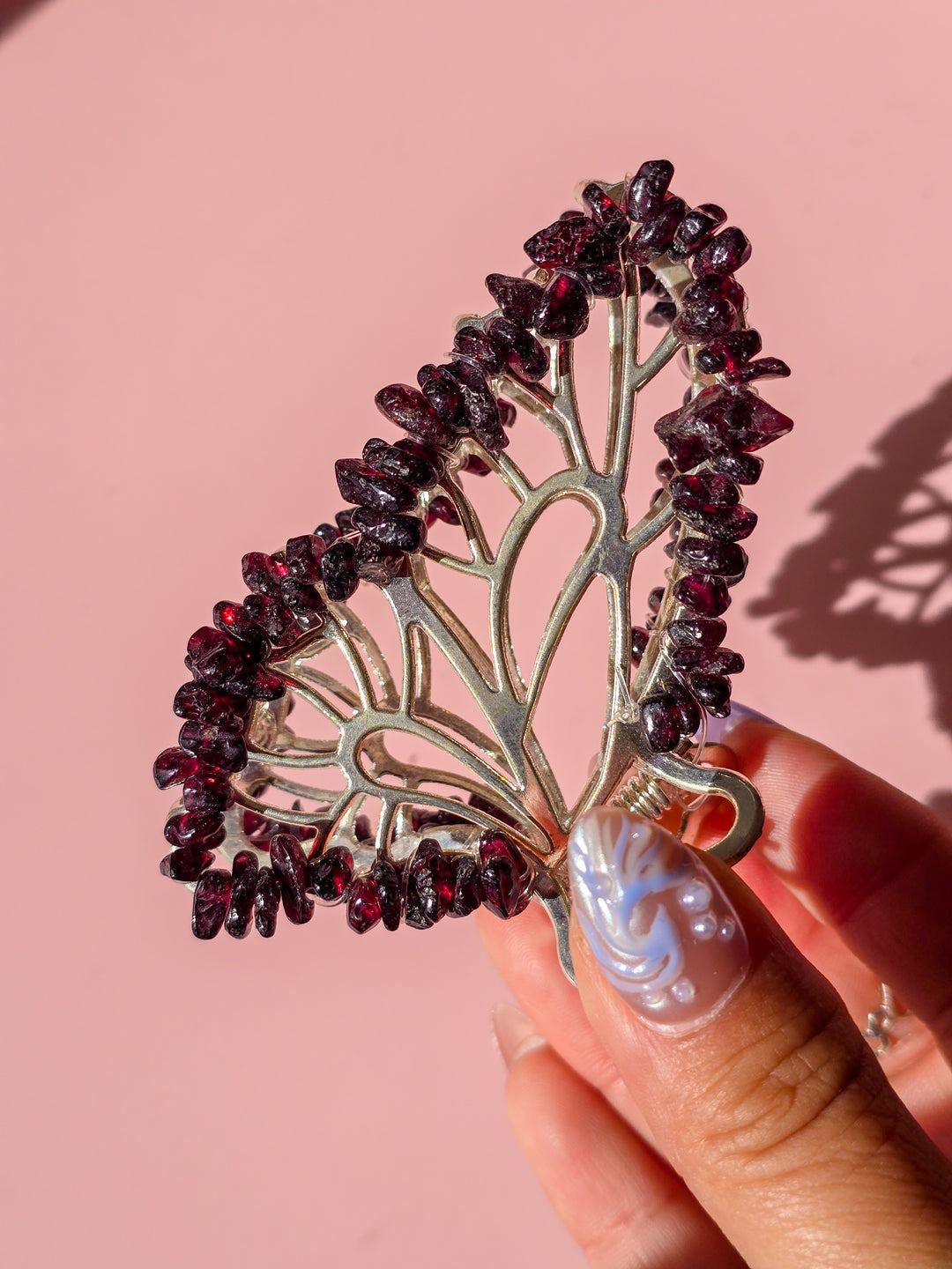 Crystal Butterfly Hair Claw