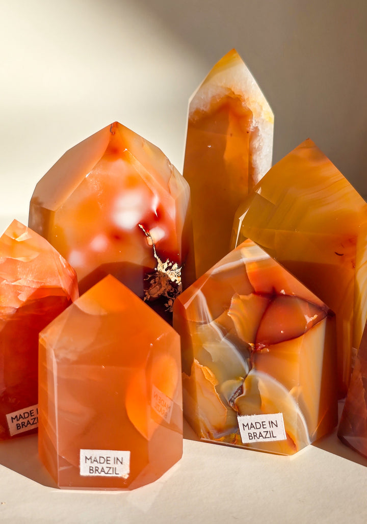 Brazillian Carnelian Towers