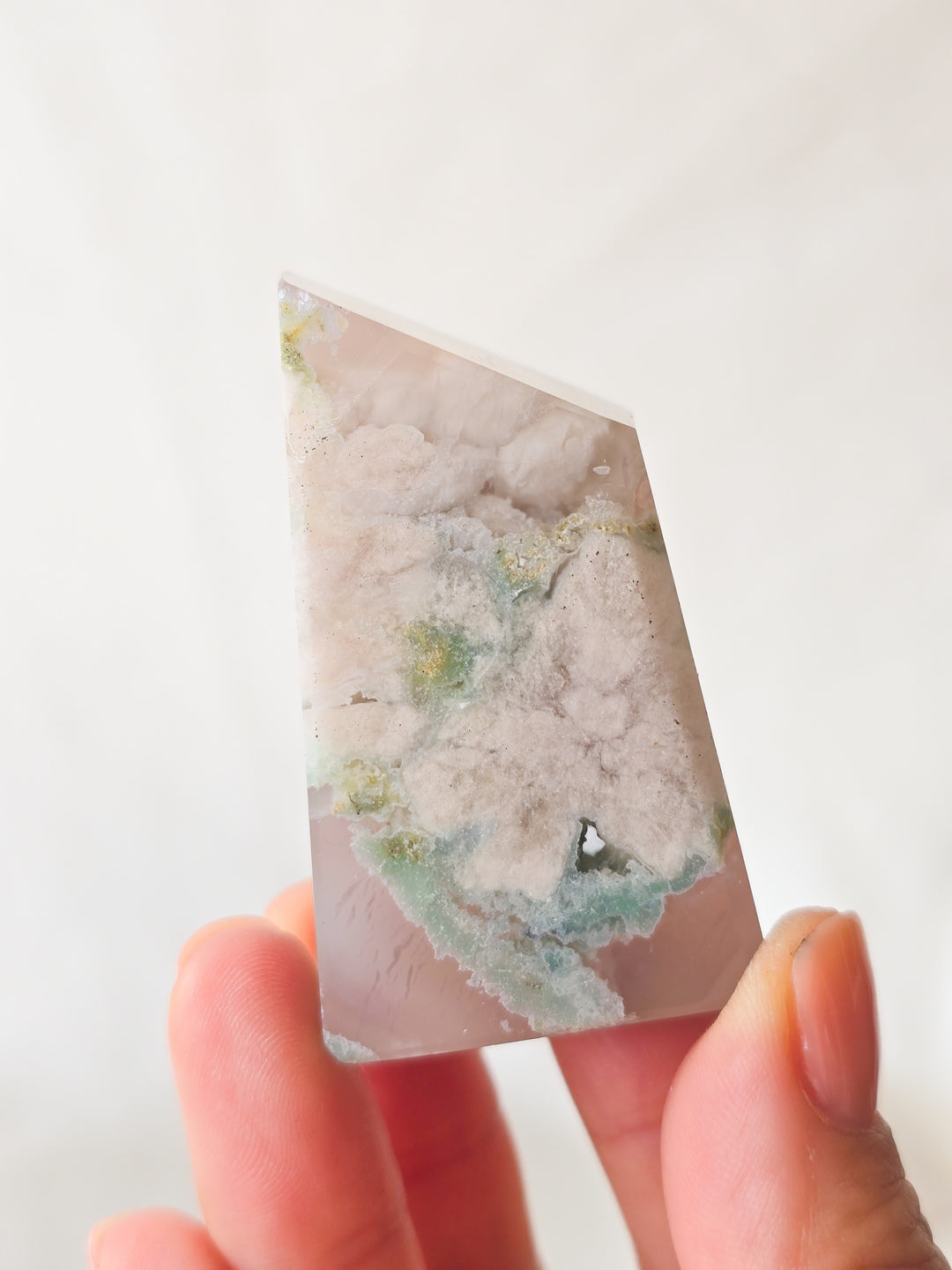 You Pick, Green Flower Agate Freeform