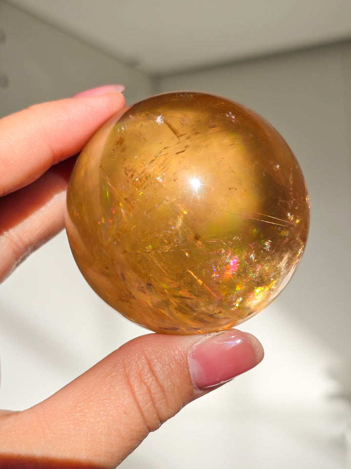 Golden Honey Optical Calcite