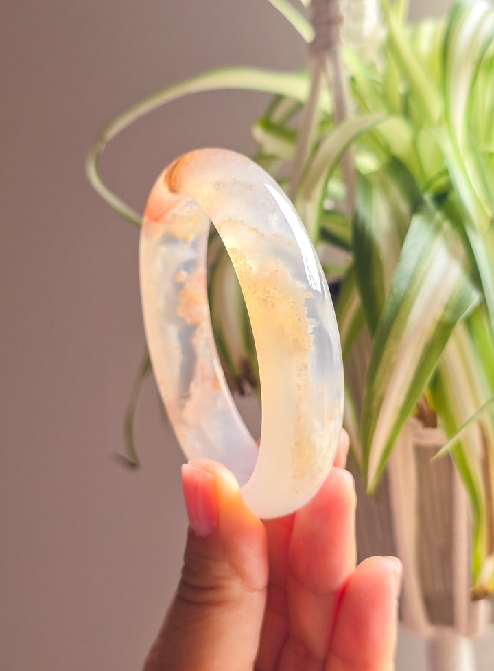 Daydream Flower Agate Bangle