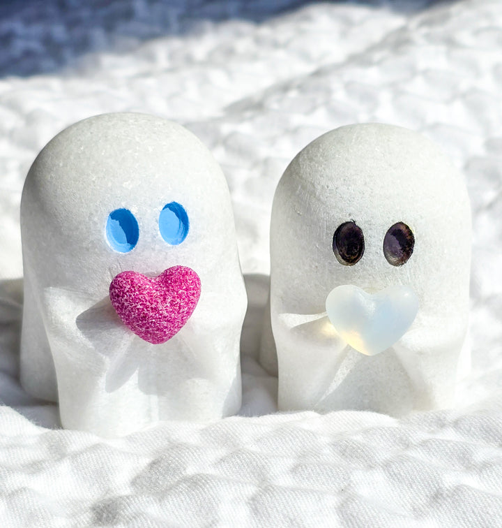 Ghost 👻 Carving with Hearts