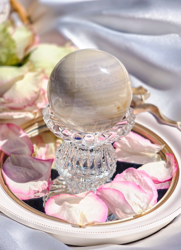 Zebra Jasper Statment Sphere B