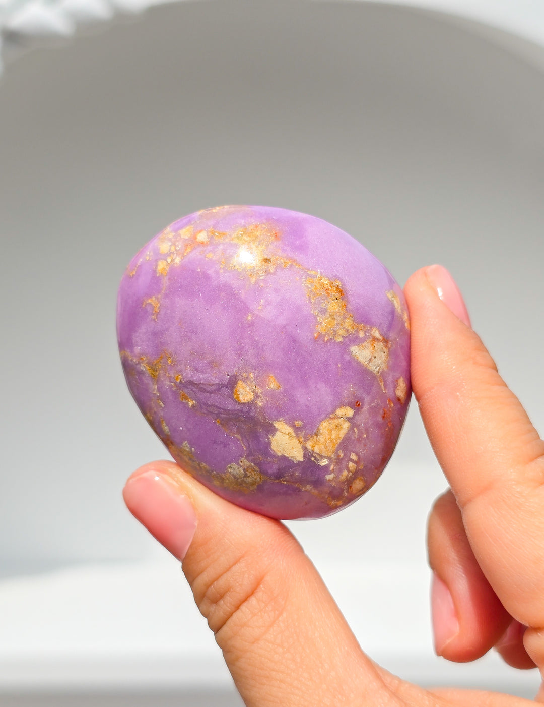 Sparkly Peruvian Phosphosiderite Tumbles