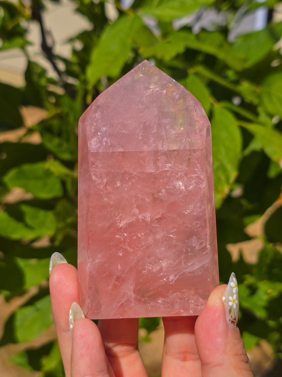 HQ Brazillian Rose Quartz Tower T8