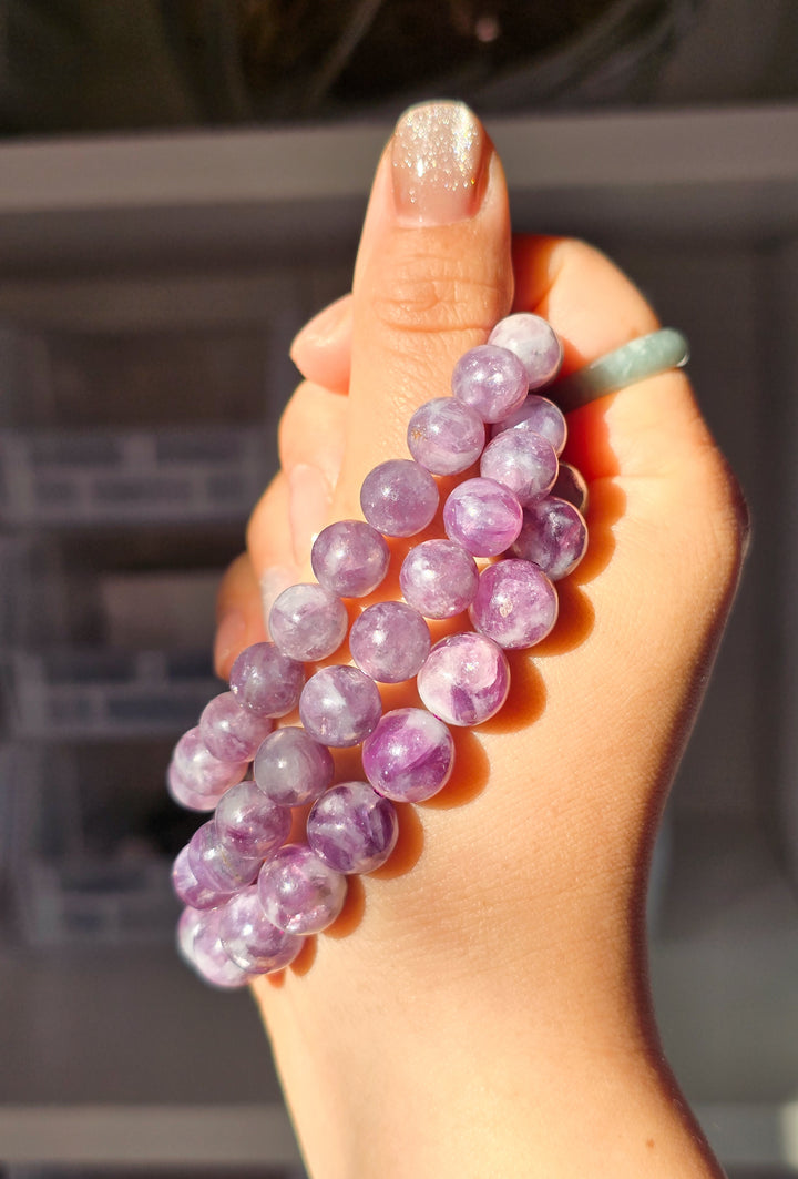 Snowflake Lepidolite Bracelet