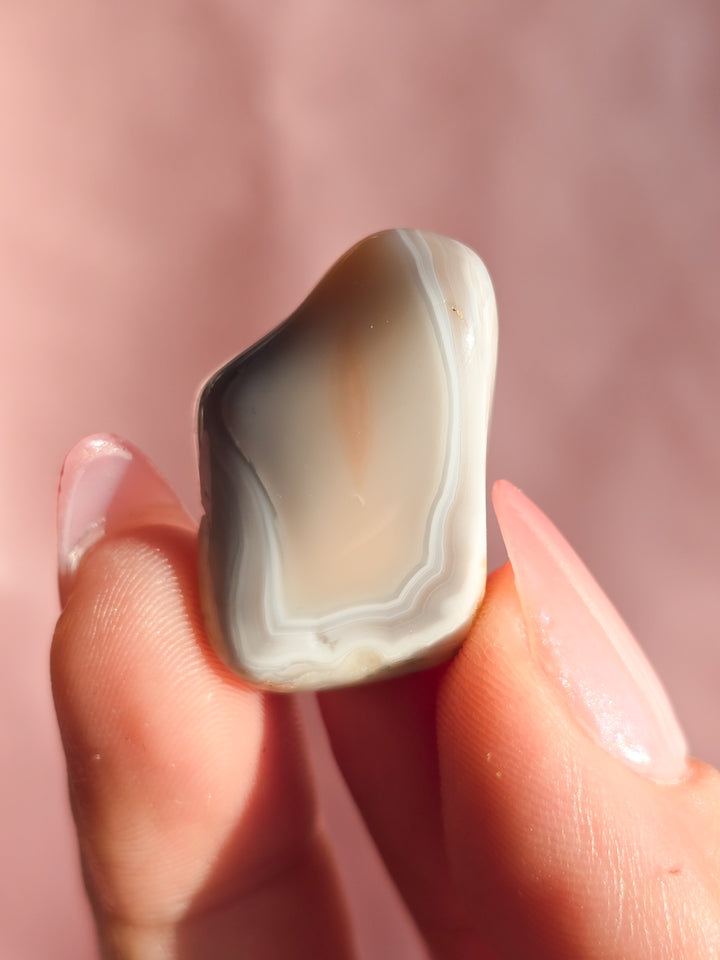 Pink Botswana Agate Tumble