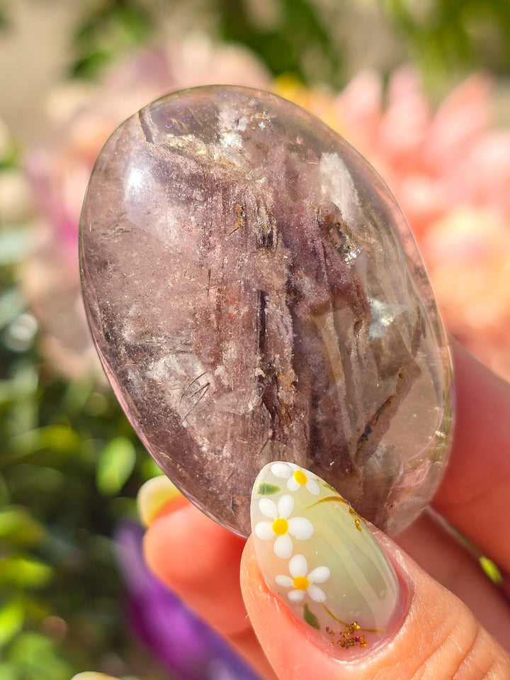 Garden Quartz Lens with Rutile B