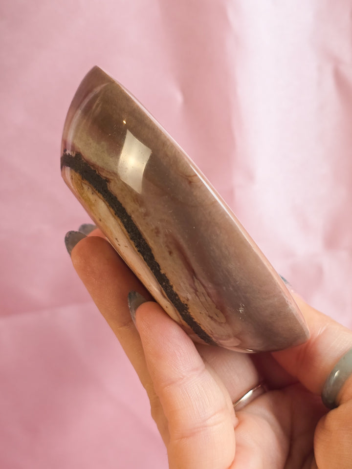 Dusty Rose Polychrome Jasper Bowl