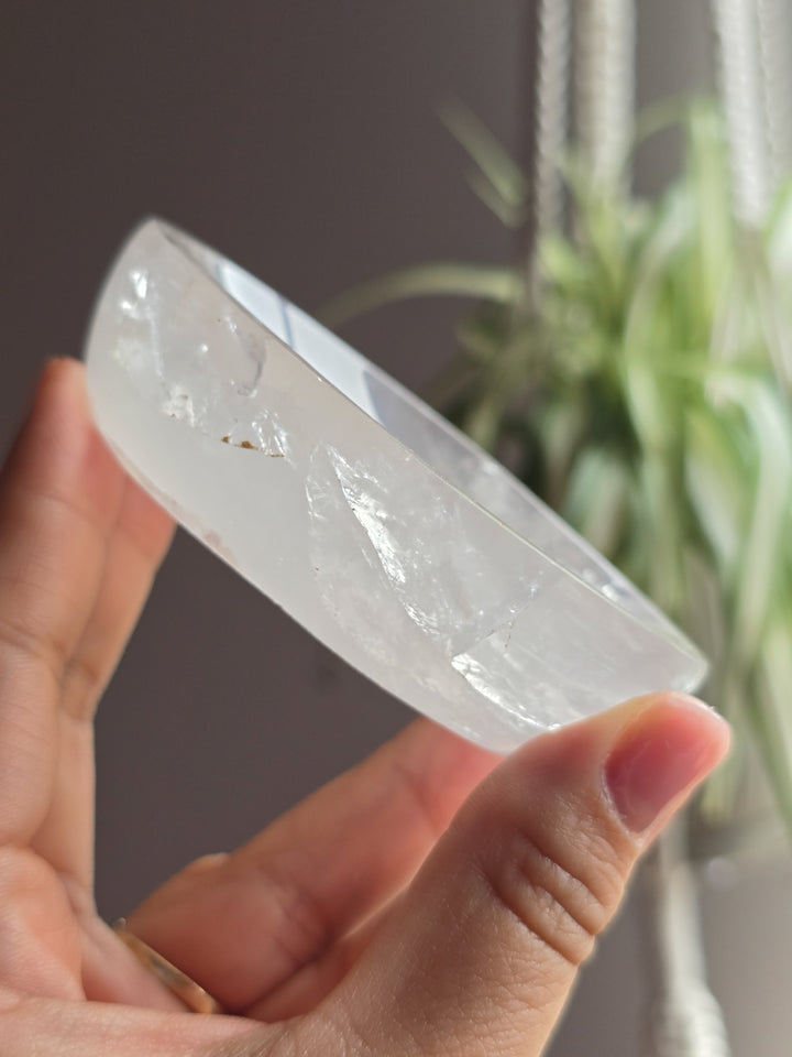 Clear Quartz Trinket Bowl B