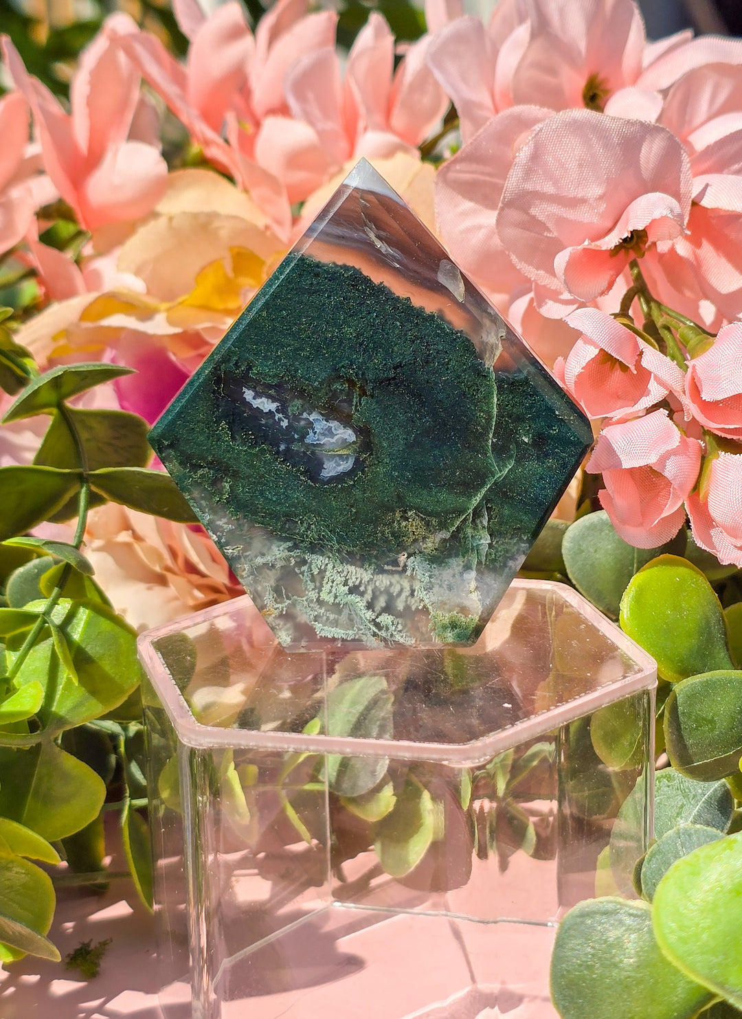 Moss Agate Diamond