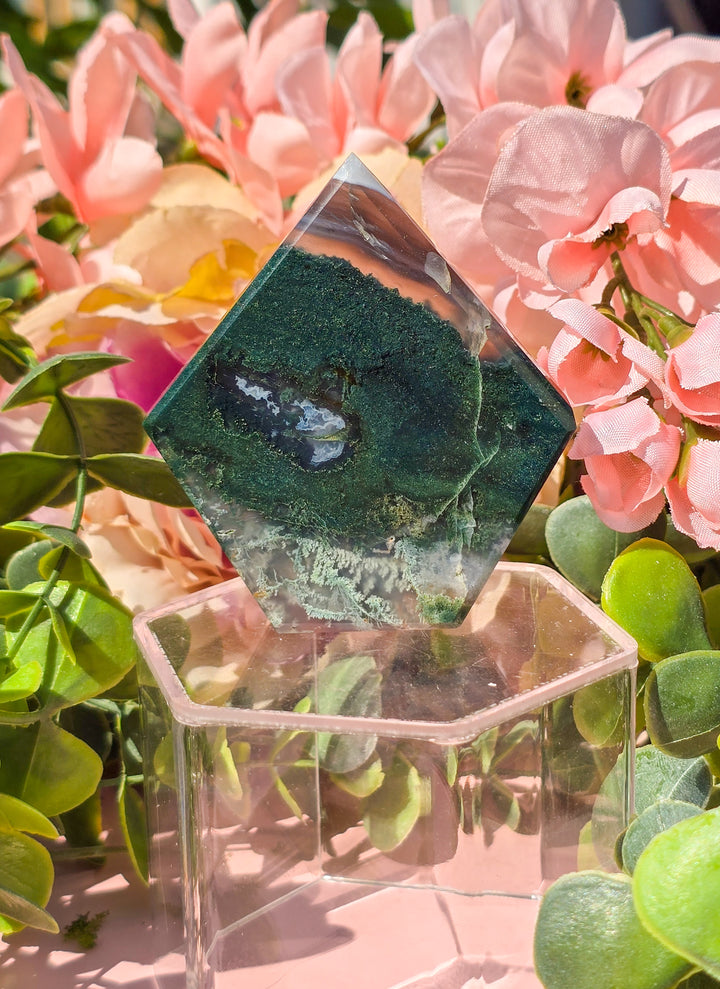 Moss Agate Diamond