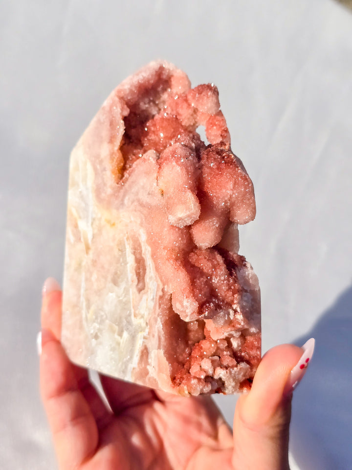Pink Amethyst Tower Statement