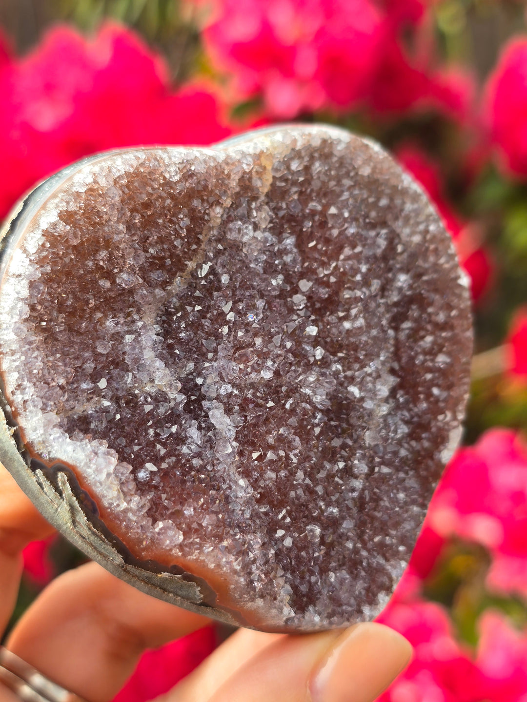 You Pick, Druzy Amethyst Heart