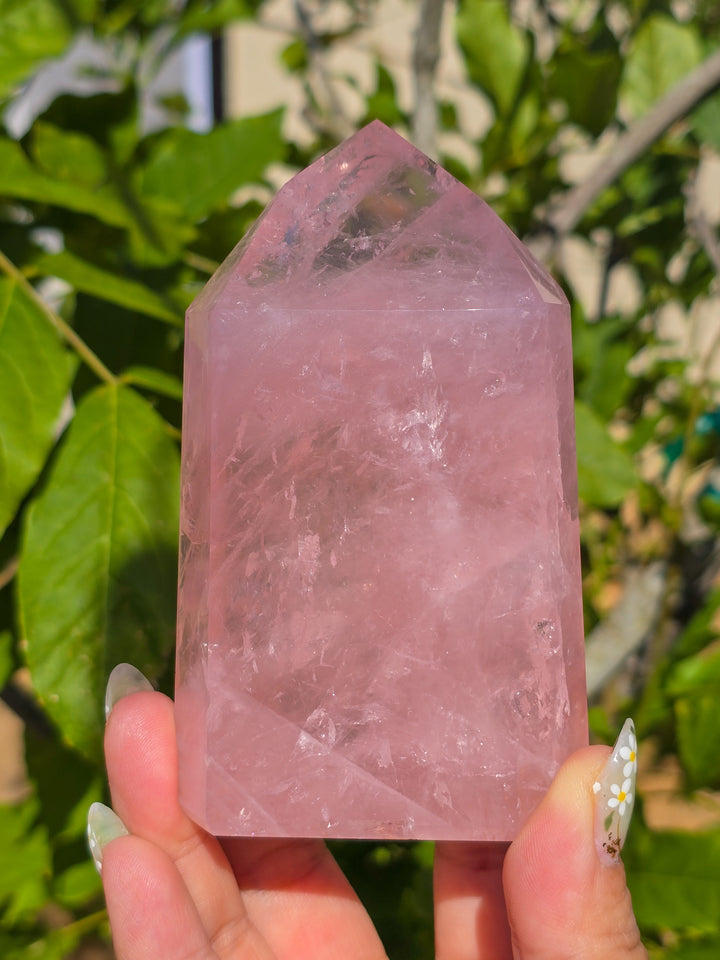 HQ Brazillian Rose Quartz Tower T3