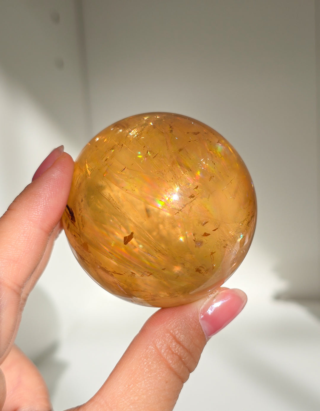 Golden Honey Optical Calcite