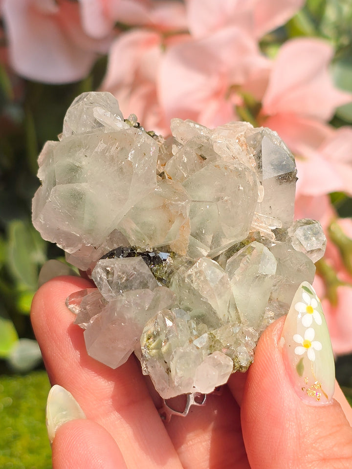 Fairy Forest Epidote with Quartz