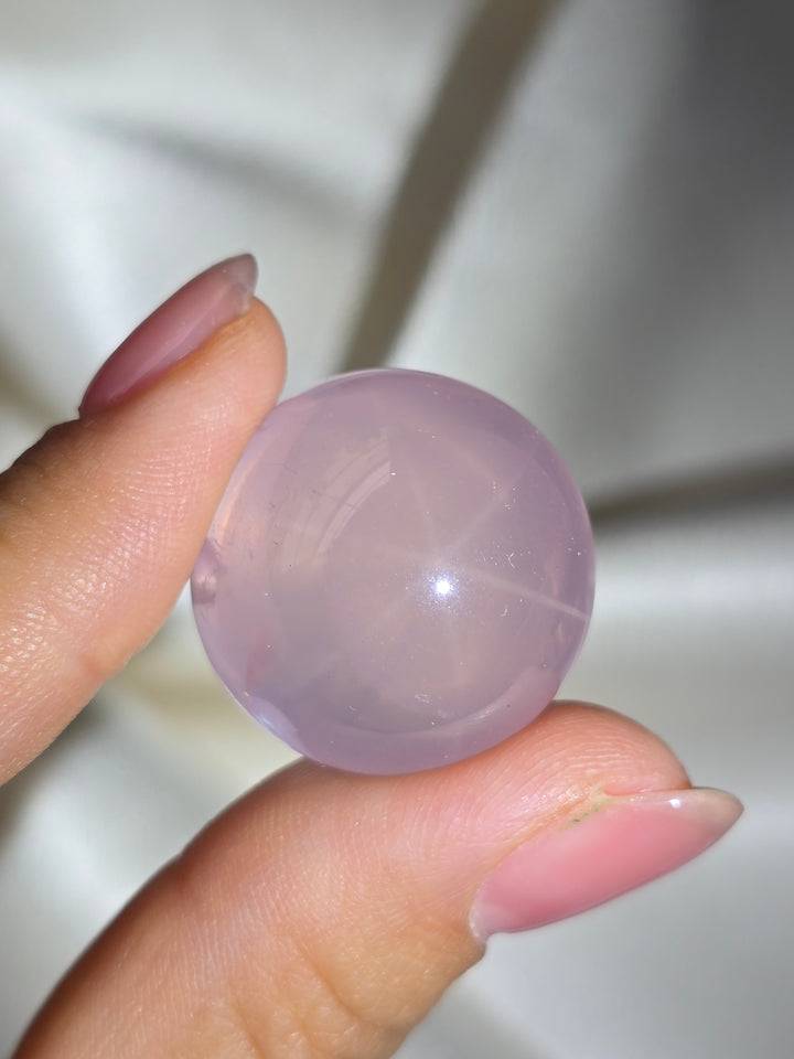 Mozambique Small Star Rose Quartz Spheres