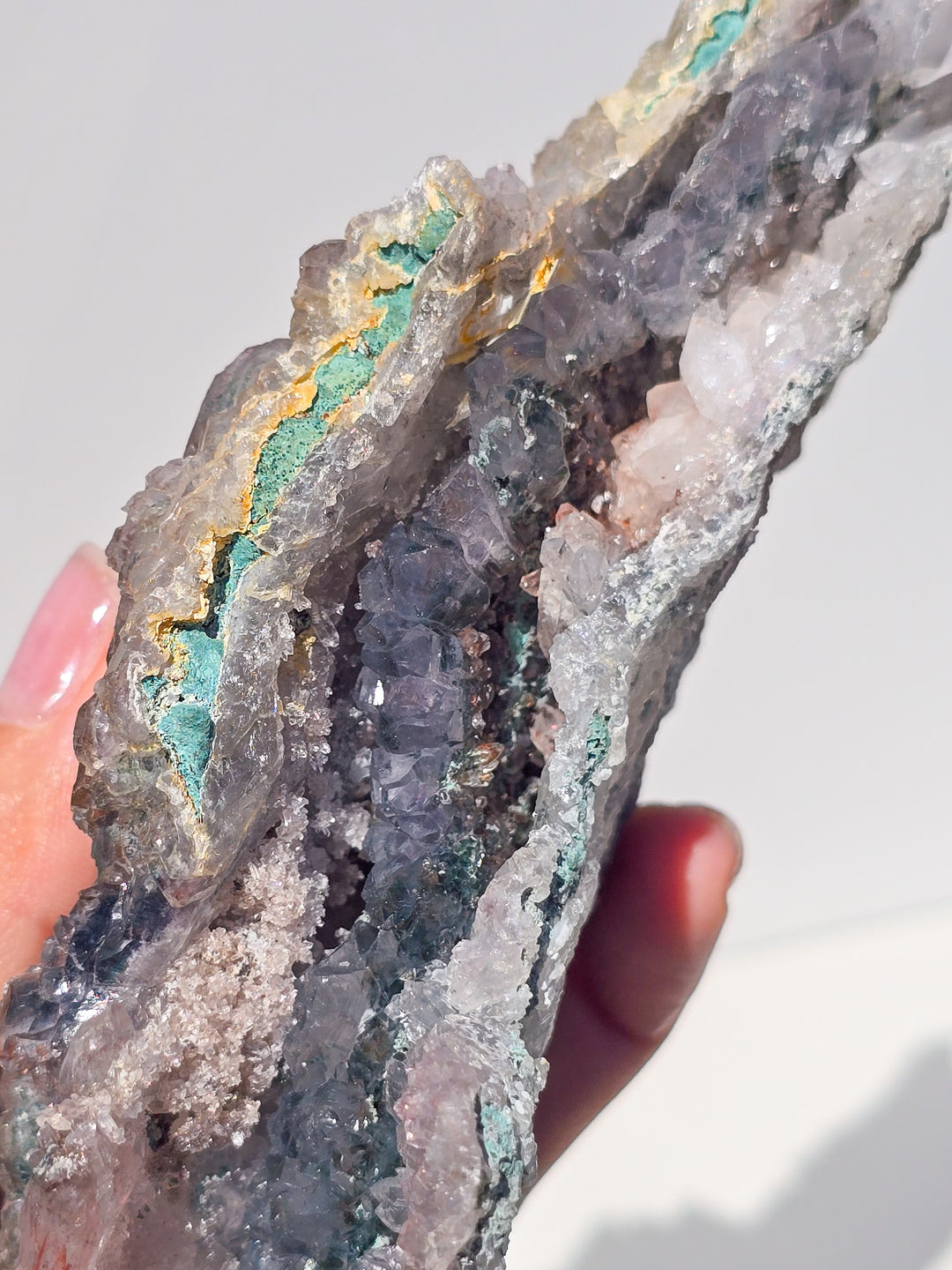 Zeolite Rainbow Amethyst Flower B