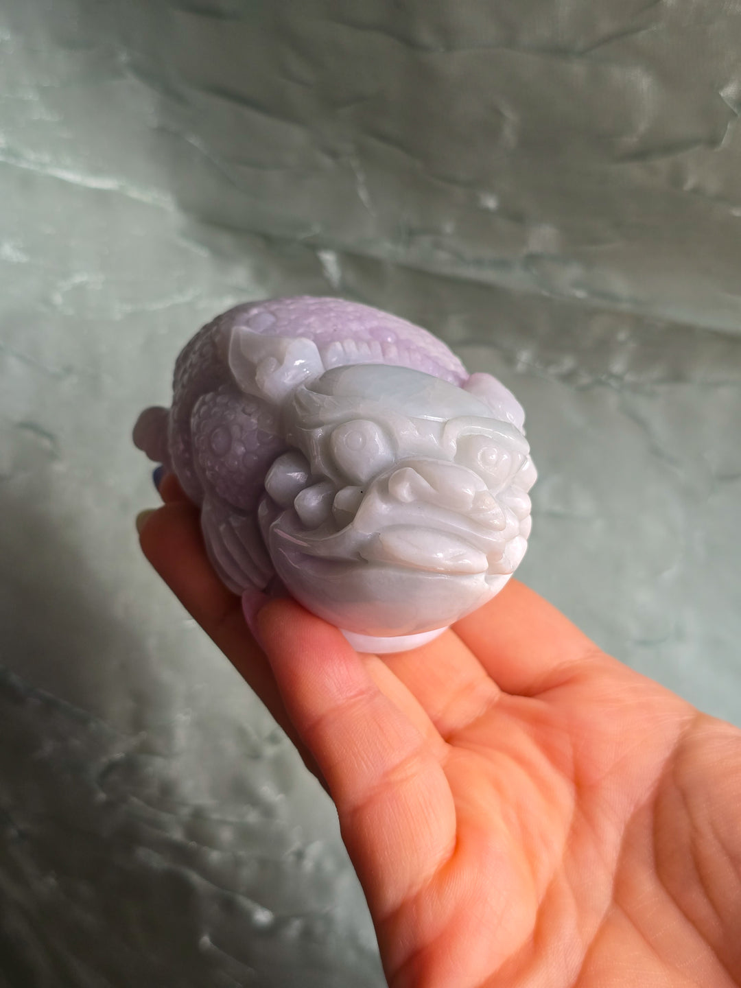 Lavender Jade Lucky Toad A
