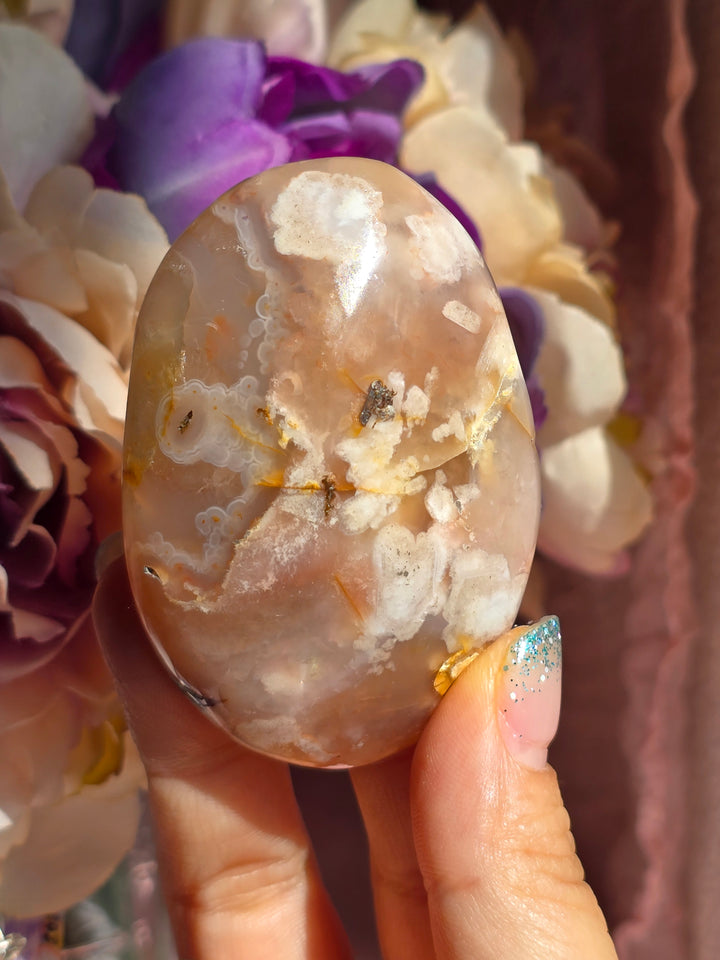 You Pick, Flower Agate Palmstones