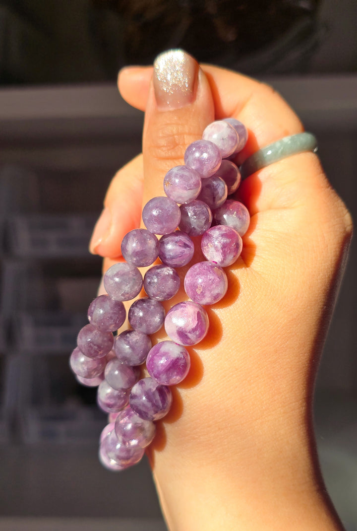 Snowflake Lepidolite Bracelet