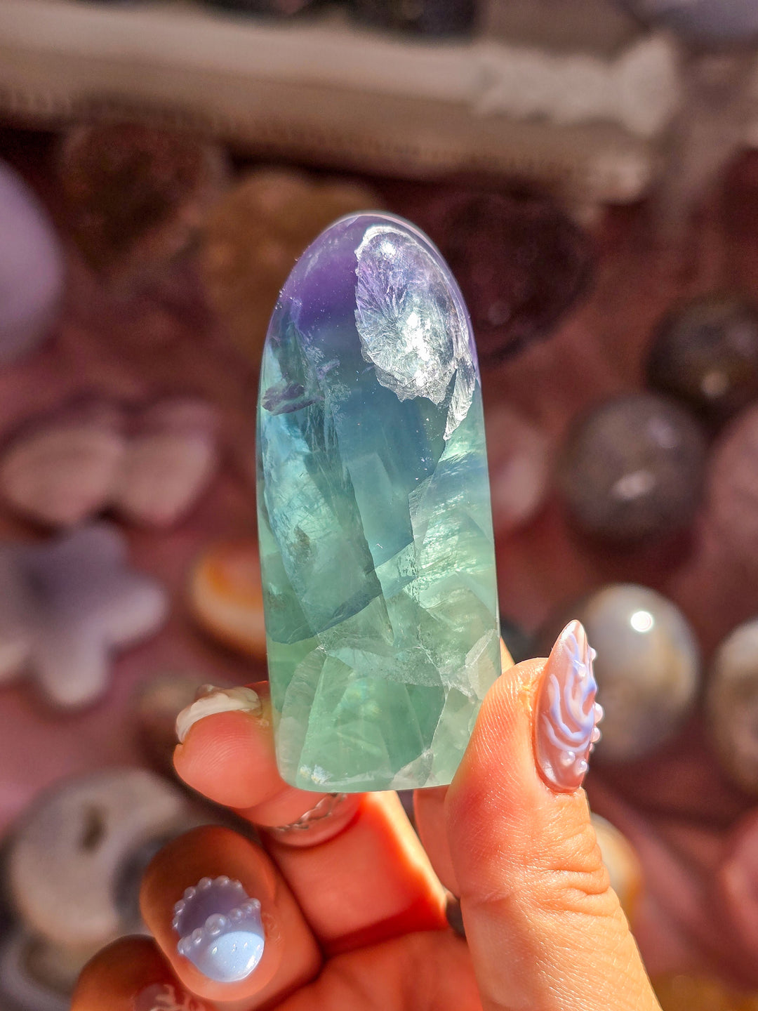 Small Rainbow Fluorite Freeform 03