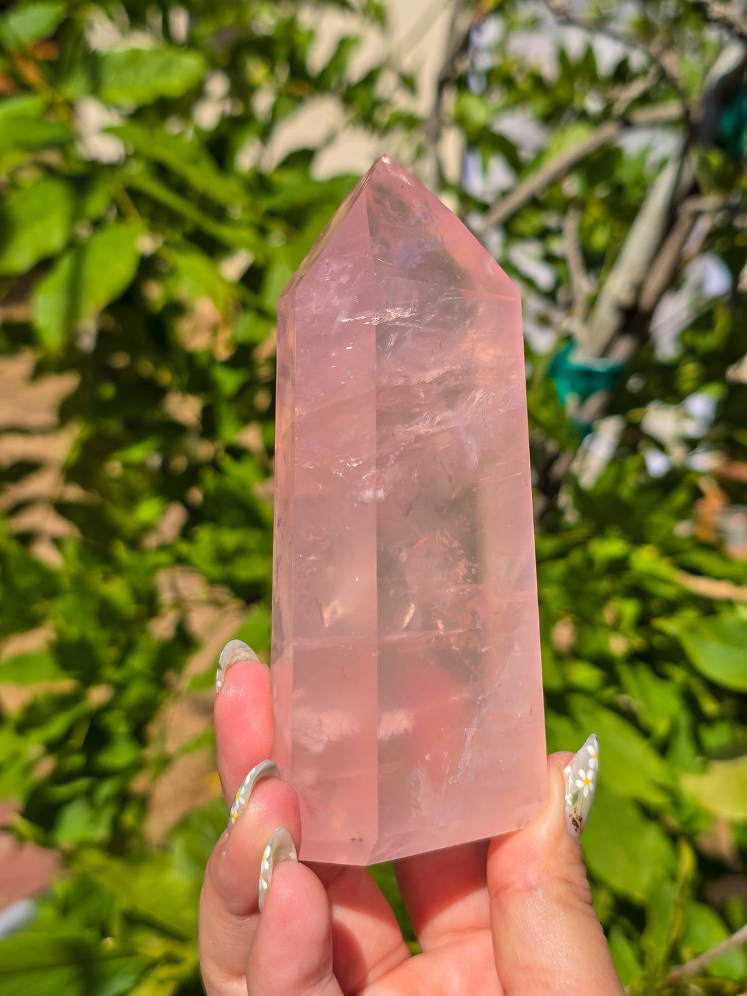HQ Brazillian Rose Quartz Tower T1