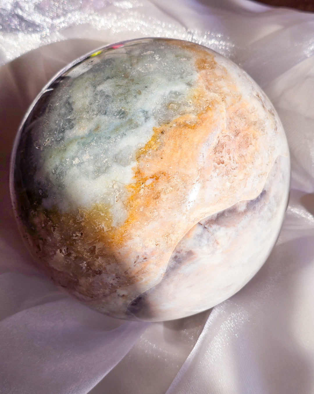 Spring Is Here Sea Jasper Statement Sphere