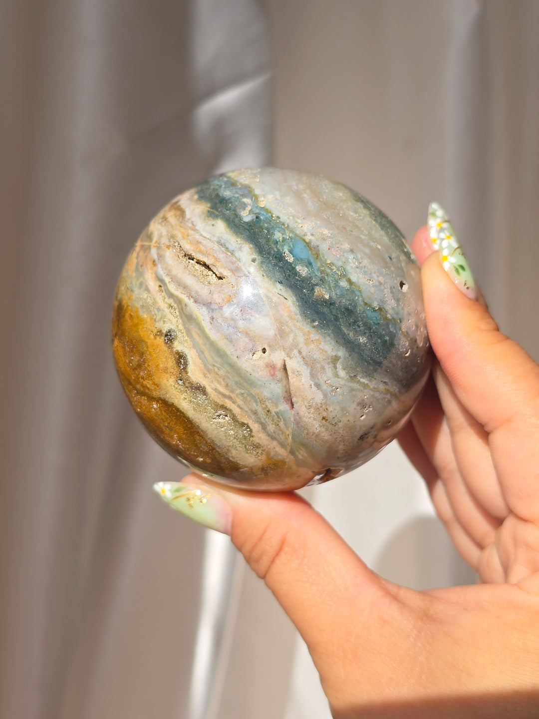 Sea Jasper 🍂 Sphere k1