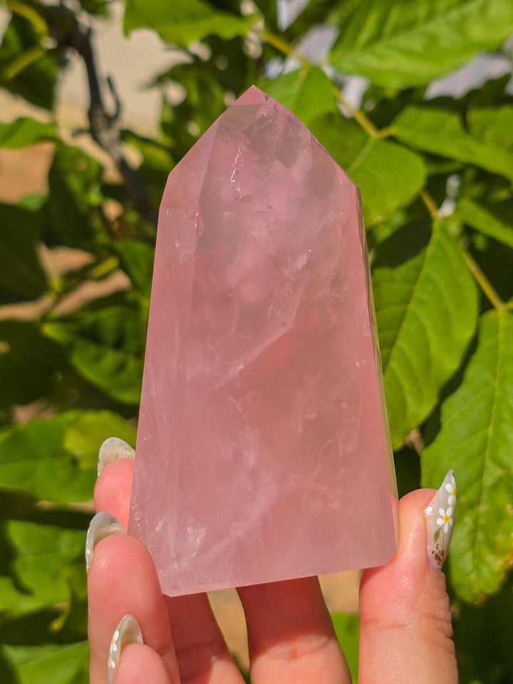 HQ Brazillian Rose Quartz Tower T9