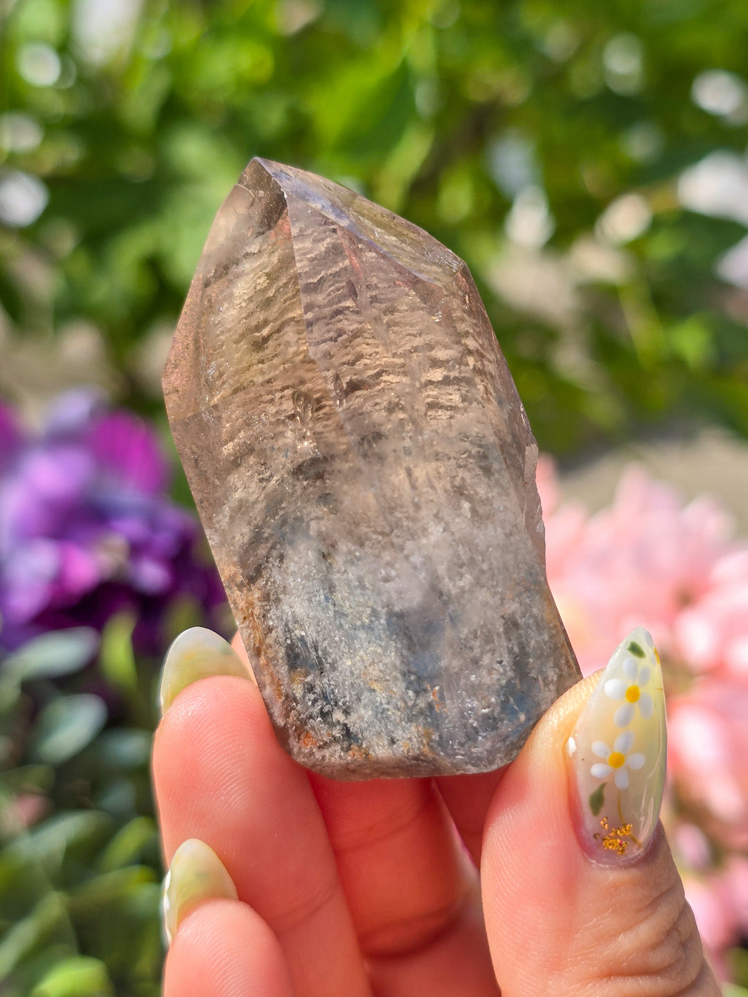 Smokey Blue Tera &amp; Thousand Layer Quartz E